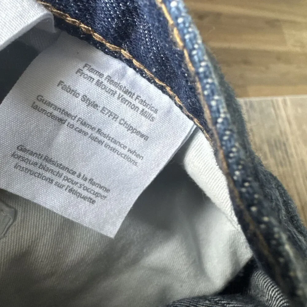 Carhartt FR Jeans Men 40x32 Flame Resistant Dark Wash Denim Work Pants NFPA 2112